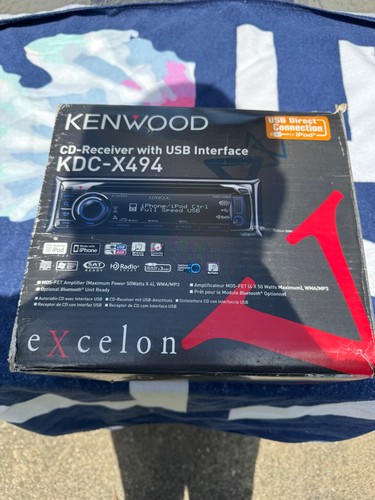 Kenwood excelon kdc - kdc-x494, radio