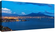 Canvashop Quadri Napoli stampa su tela canvas quadro moderno soggiorno citta 02