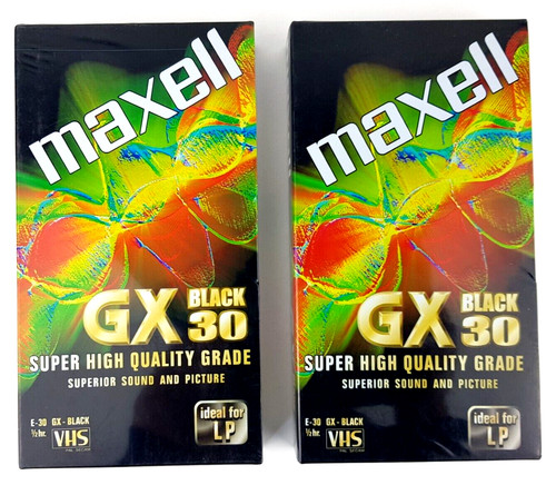 Videocassette maxell vhs - videocassette,