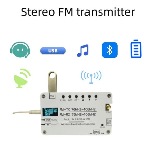 76mhz 108mhz trasmettitore - 76mhz-108mhz, fm