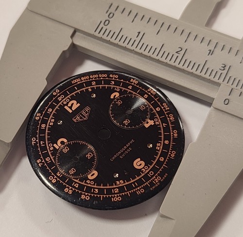 Heuer dial vintage good - vintage.,