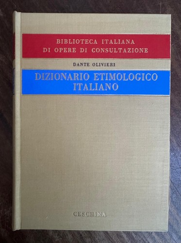Dizionario etimologico - dizionario,