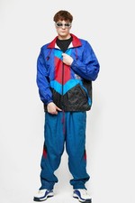 Giacca a vento vintage multi