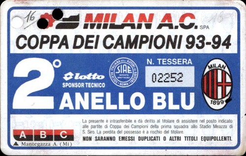 Biglietto stadio milan c - biglietto,