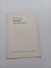 Ducati 125 regolarità manuale - ducati,