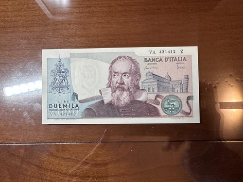 Banconota lire 2000 galileo - banconota,