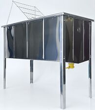 BANCO per disopercolare in acciaio inox  104x51x42