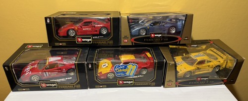 Lotto ferrari f40 bburago - ferrari, 1/18