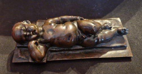 Bronze ancien chérubin - bronze,