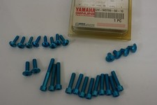 Kit viti ergal anodizzato colore blu Screw set Yamaha Slider MBK Stunt 50 2000