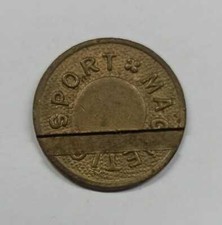 Gettone Apparecchi Elettrici Magnetic Sport Varese Raro Jeton Vintage in Ottone