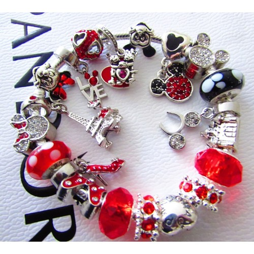Bracciale pandora charm mickey - bracciale,
