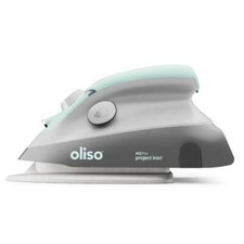oliso M3Pro Mini Ferro da Stiro a Vapore Progetto (aqua) con Luce LED ProLight™