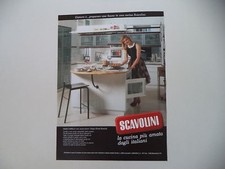 advertising Pubblicità 1989 CUCINA SCAVOLINI e LORELLA CUCCARINI