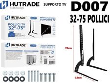 x Supporto Piedistallo TV da Tavolo HUTRADE D007 - Regolabile, 32-75 pollici mar