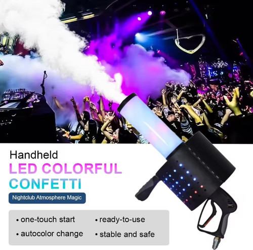 Pistola cannone confetti led - pistola,