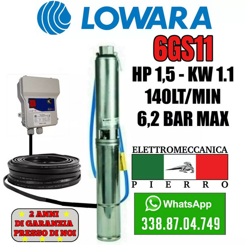 Pompa sommersa pozzi lowara - pozzi,