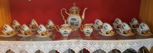 Set antico servizio tè - ,