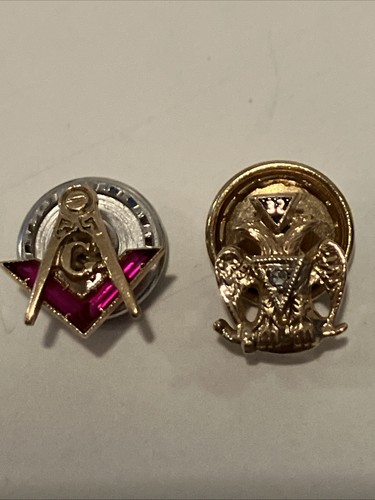 Spilla massonica oro - , 14k