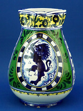 Riccardo GATTI Vaso Brocca ceramica maiolica Faenza 1900 XX stile RINASCIMENTALE