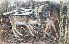 Acquerello 1955 Karl Adser