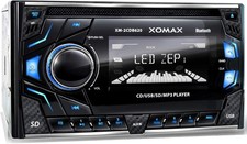 XOMAX Autoradio XM-2CDB622 con Lettore CD, Bluetooth, RDS, USB, SD, AUX, 2DIN