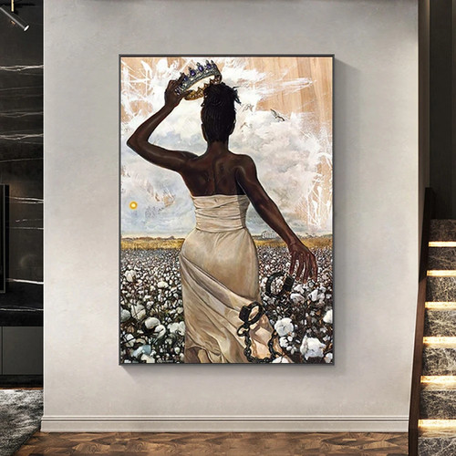 Quadro tela corona regina - tela,