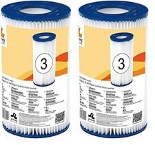 Jilong 290589 Filtro Cartuccia per Pompa Bianco 11x10x20 cm (Confezione da 2)