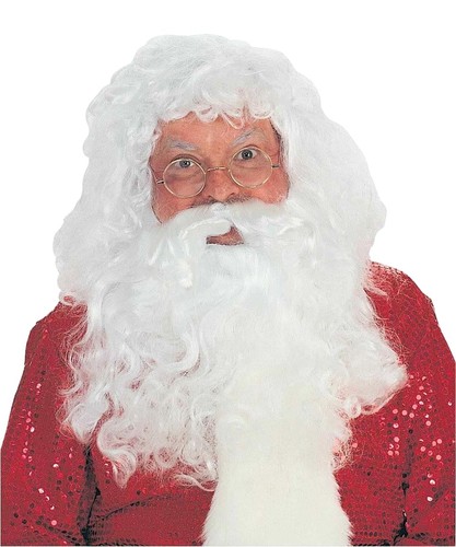 Babbo natale parrucca barba - natale, e