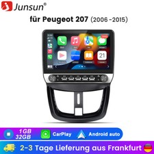 Carplay Android 14 autoradio GPS Nav WIFI SWC BT per Peugeot 207 CC 2006-15 32G