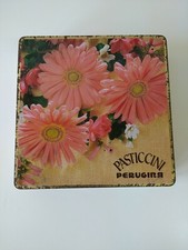 SCATOLA IN LATTA PASTICCINI PERUGINA ORE LIETE ANNI 70. 22x23cmx5.come da foto. 