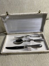 Scatola posate argento vintage