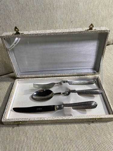 Scatola posate argento vintage