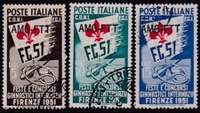 X160 TRIESTE AMG-FTT – Ginnici, serie n. 116/118, timbrata.