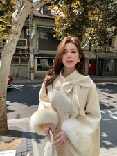 Cappotto donna fiocco vera