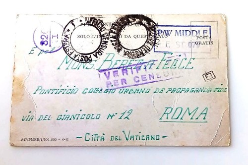 Cartolina prigioniero di - cartolina,