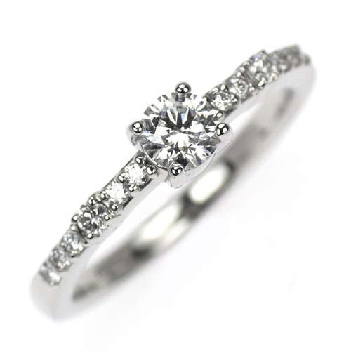 Anello con diamanti gstv pt950 - con,