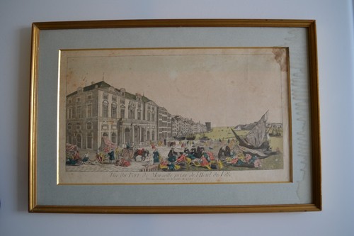 Gravure 18ème siècle vue - 18ème,