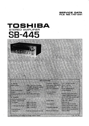 Manuale servizio per - servizio,