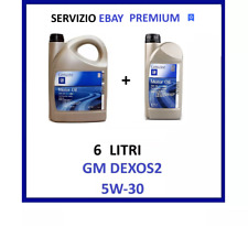 GM 6 LITRI OLIO GM OPEL Dexos2 5w30 Acea C3  BENZINA E DIESEL BEST PRICE !!!