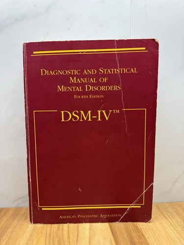 Dsm apa diagnostic - dsm-iv, (4th