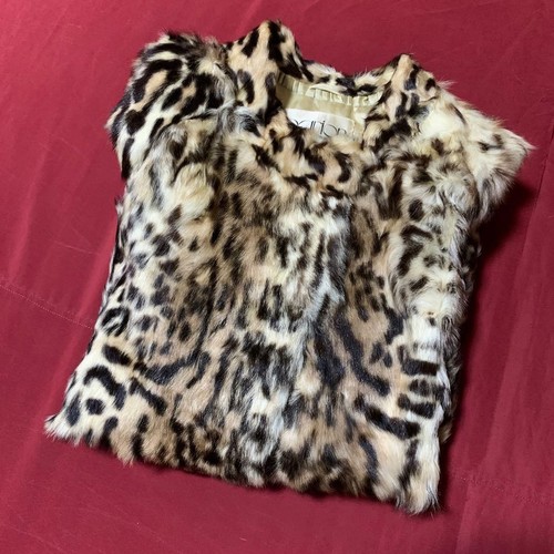 Cappotto pelliccia stampa - cappotto,