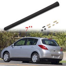 7" Inch Short Black Antenna