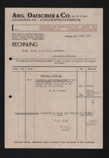 SOLNHOFEN, fattura 1938
