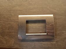 Placca BTicino Light Air 3 Moduli cromo quadrettata LNC4803NE