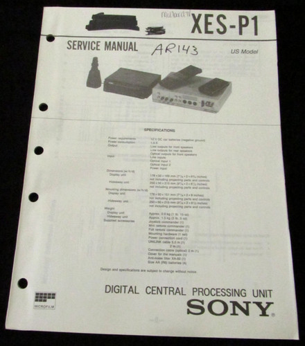 Sony xes digital - sony, xes-p1