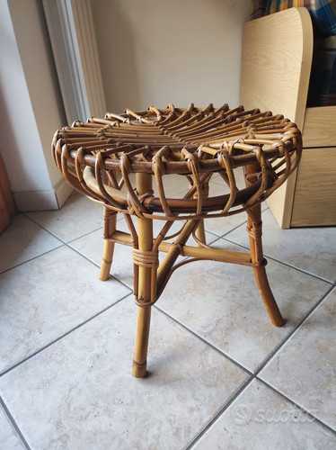 Sgabello riviera bambu - sgabello, in