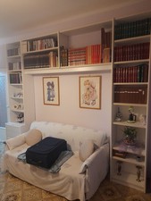 mobile a ponte libreria  più credenza usato