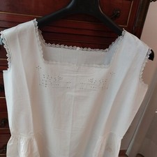 Antica biancheria della nonna 7 camicie da notte + mutandoni Ricamati a mano