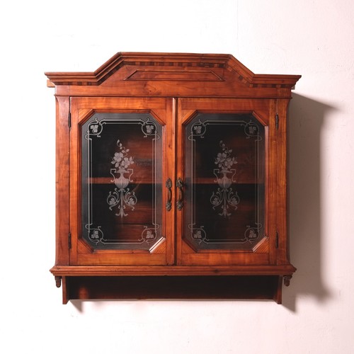 Antica credenza vetrinetta - , in